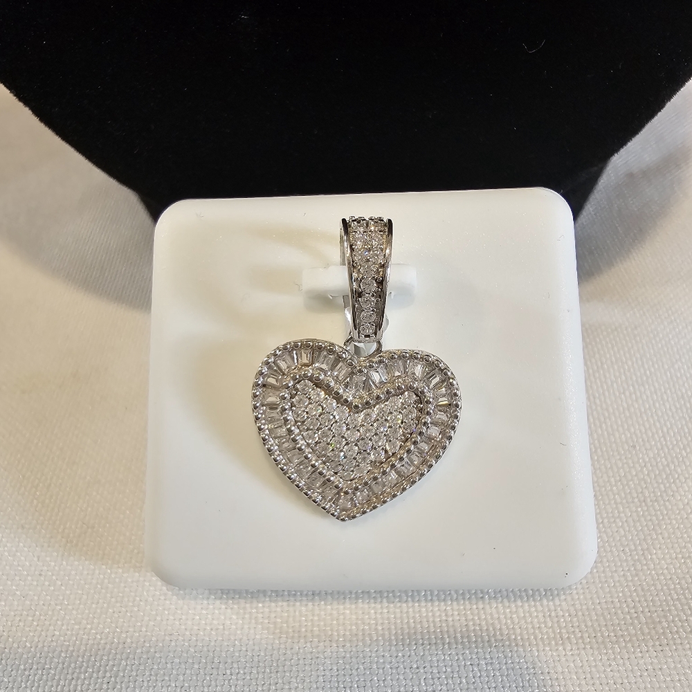 925 Heart Charm